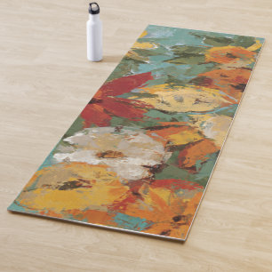 Tapis De Yoga Jardin expressif lumineux