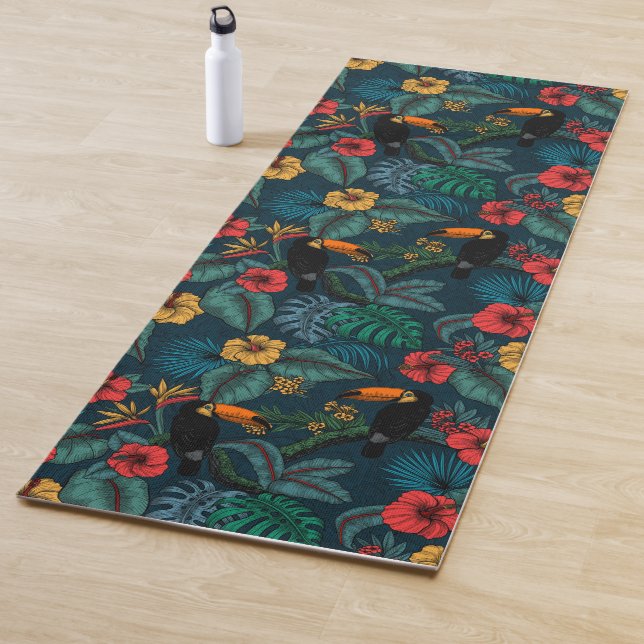 Tapis De Yoga Jardin toucan 2 (En situation)