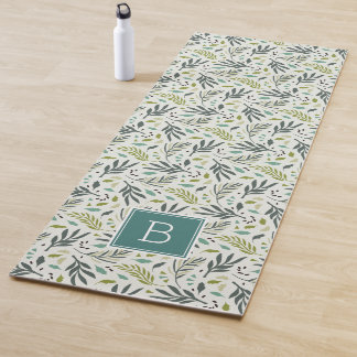Tapis De Yoga Jardin Whimsy Verdure Monogramme