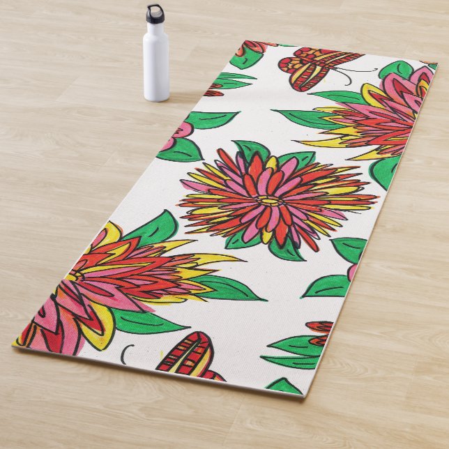 Tapis De Yoga Jardin Yoga Mat (En situation)