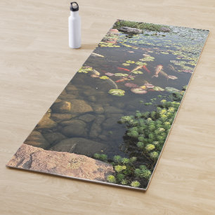 Tapis De Yoga Jardin Zen Calme Koi Fish Pond