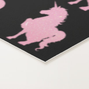 Tapis De Yoga Je crois en la licorne rose invisible.