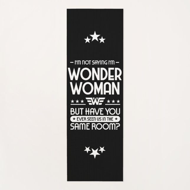 Tapis De Yoga Je ne dis pas que je suis WW (Devant)