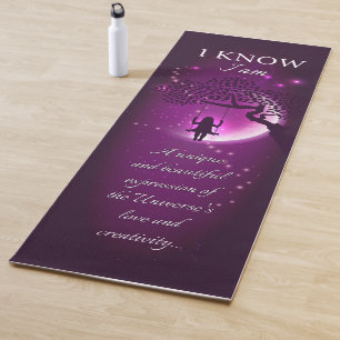 Tapis De Yoga Je Sais Que Je Suis Affirmations Yoga Mat - 10