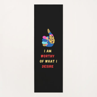 Tapis De Yoga Je suis digne