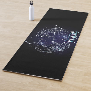 Tapis De Yoga Je suis une fille de pêche. SYMBOLE Zodiaque Pisce
