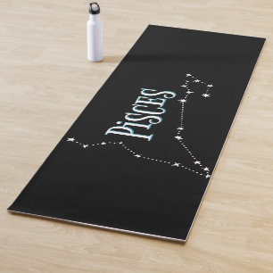 Tapis De Yoga Je suis une fille de pêche. Symbole Zodiaque tenda