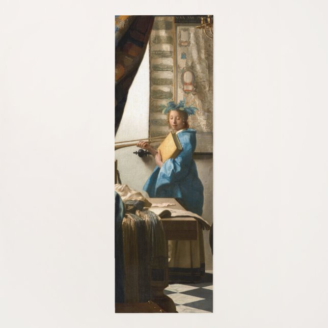 Tapis De Yoga Johannes Vermeer - L'Allégorie de la Peinture (Dos)
