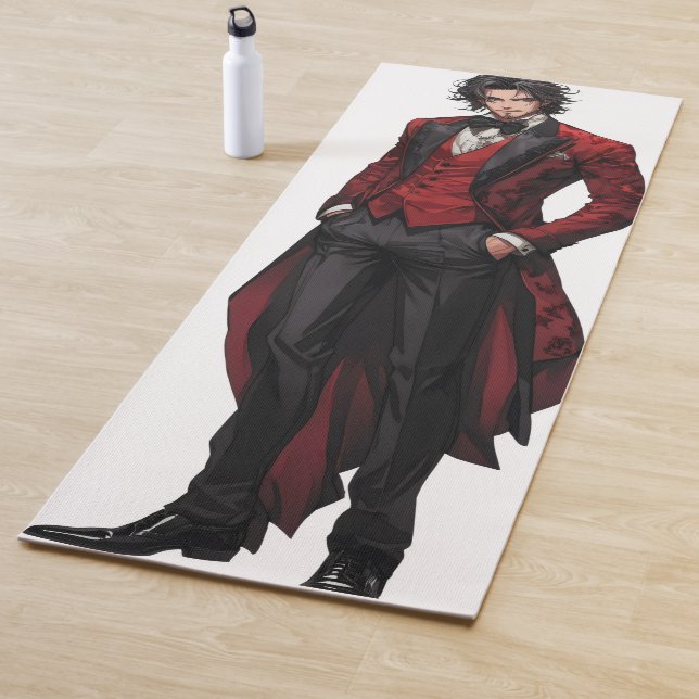 Tapis De Yoga Joli Anime Gothique (En situation)