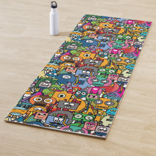 Tapis De Yoga Joli petit robot motif