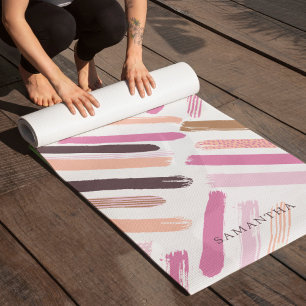 Tapis De Yoga Joli pinceau Motif