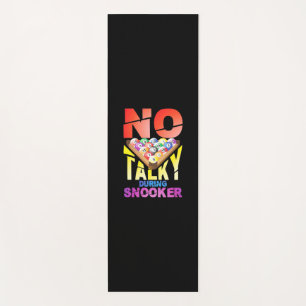 Tapis De Yoga Joueur de billard   Pas De Talky Pendant Snooker