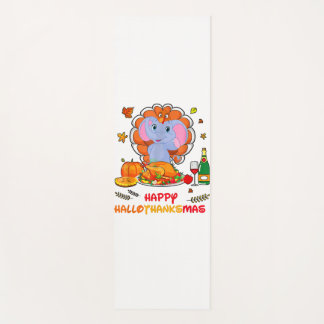 Tapis De Yoga Joyeux Hallo Elephant Boire Vin Merci Cadeau