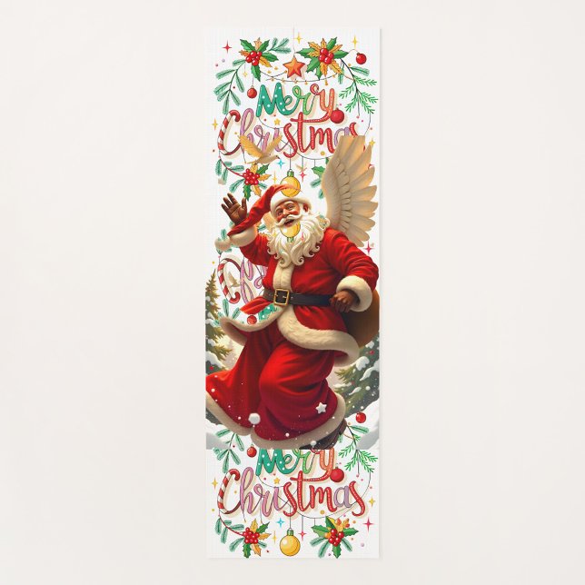 Tapis de Yoga Joyeux Noël  ("A little Santa magic for your mat".)