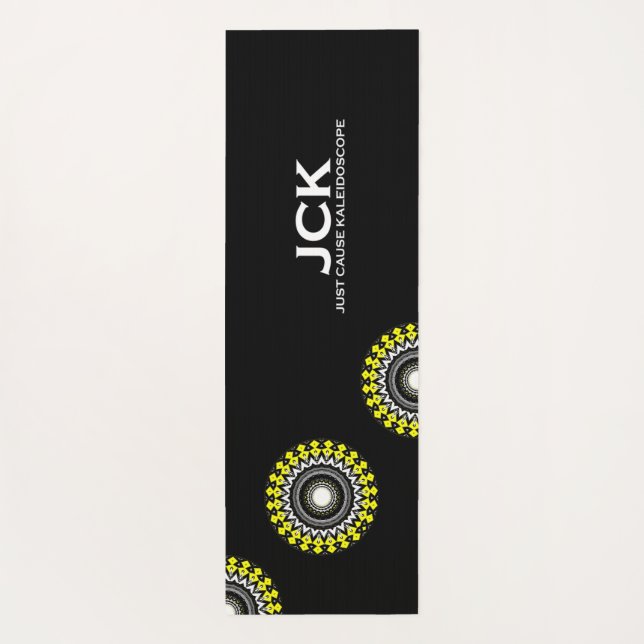 Tapis De Yoga Kaléidoscope du premier volume vingt-cinq (Dos)