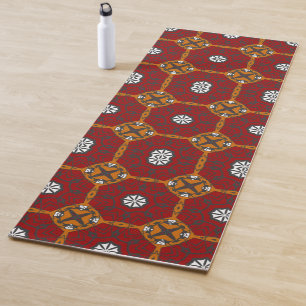 Tapis De Yoga Kaléidoscope du quatrième volume art vingt-trois
