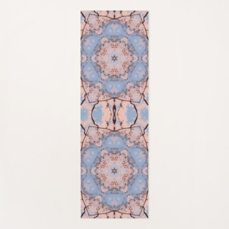 Tapis De Yoga Kaleidoscope Matin Bleu & Frost Rose