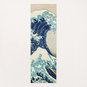 Tapis De Yoga Katsushika Hokusai - La Grande vague au large de K