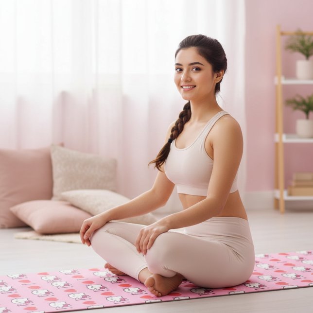 Tapis de yoga Kitty (Créateur téléchargé)