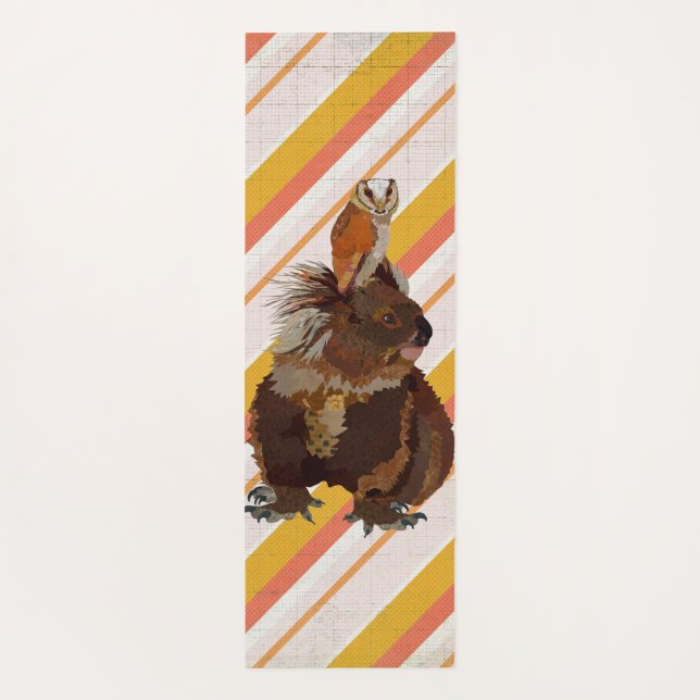 TAPIS DE YOGA KOALA & OWL YOGA MAT (Dos)
