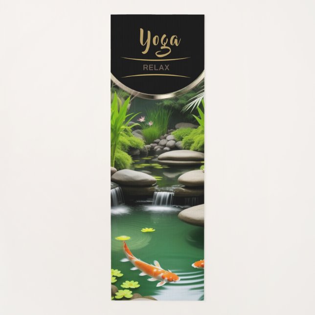 Tapis De Yoga Koi Pond - Yoga Mat (Devant)