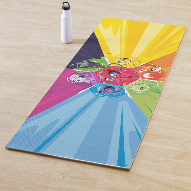 Tapis De Yoga Kwamis coloré (En situation)