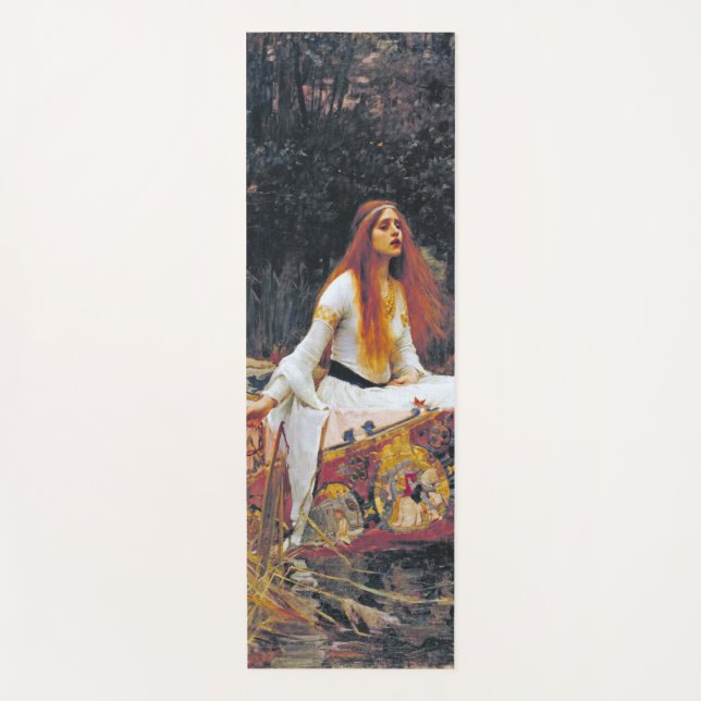Tapis De Yoga La Dame de Shalott, John William Waterhouse (Devant)