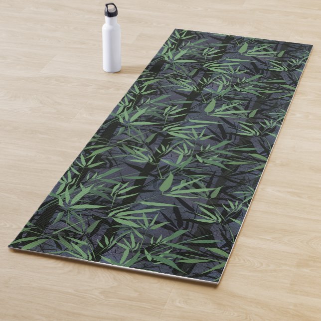 Tapis De Yoga La forêt de bambou. (En situation)