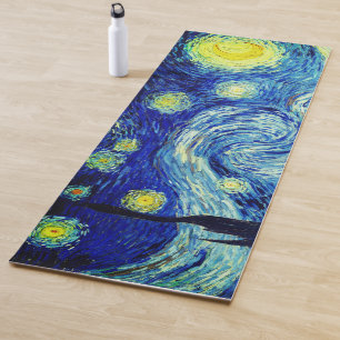 Tapis De Yoga La Nuit étoilée de Vincent Van Gogh