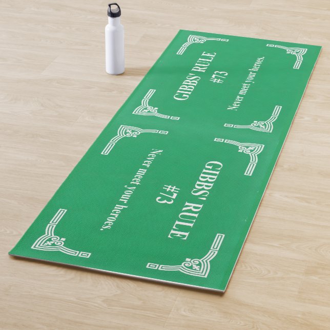 Tapis De Yoga la règle 73 de Gibbs (En situation)