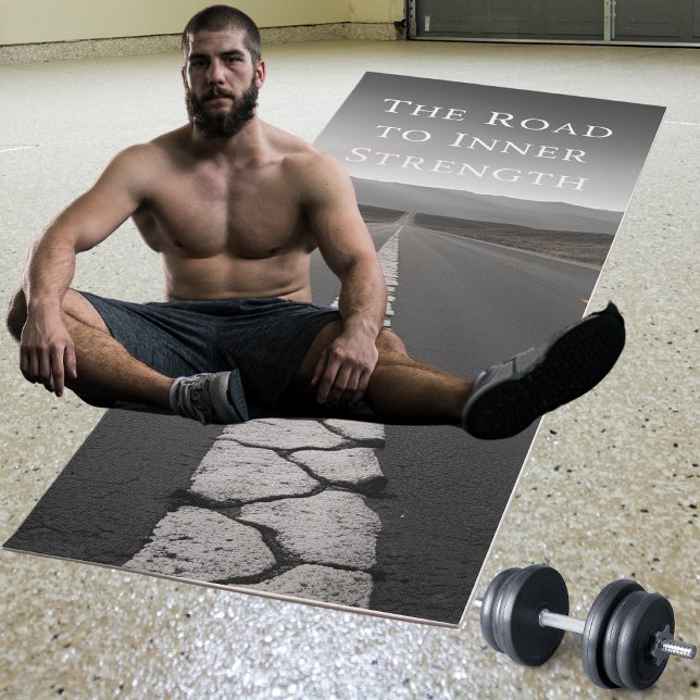 Tapis De Yoga La route vers la force intérieure (Créateur téléchargé)