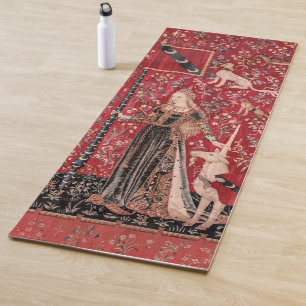 Tapis De Yoga Lady and Unicorn Medieval Tapestry Touch