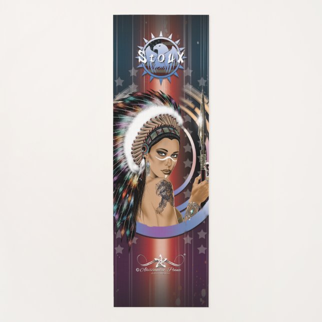 Tapis De Yoga Lady Sioux (Devant)