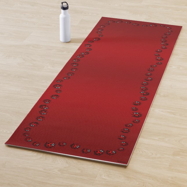 Tapis De Yoga Ladybug Yoga Mats Personnalisé Ladybird / Ladybug  (En situation)