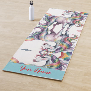 Tapis De Yoga L'anniversaire magique de Luna Rainbow