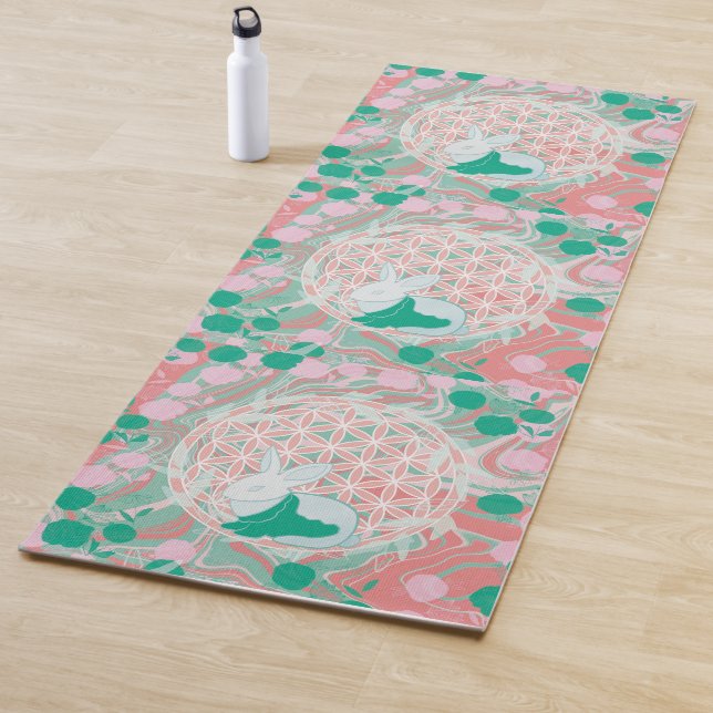 Tapis De Yoga Lapin (En situation)