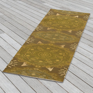 Tapis De Yoga L'art moderne hexa or ursidae mandala