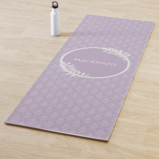 Tapis De Yoga Lavande Elegant Damask Yoga Mat