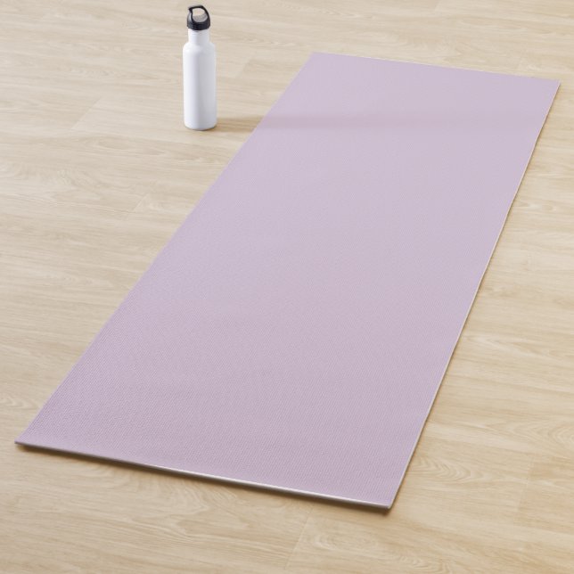 Tapis De Yoga Lavande violette claire Couleur solide Yoga Mat (En situation)