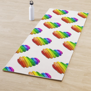 Tapis De Yoga Le cœur sculptural tridimensionnel de SlipperyJoe