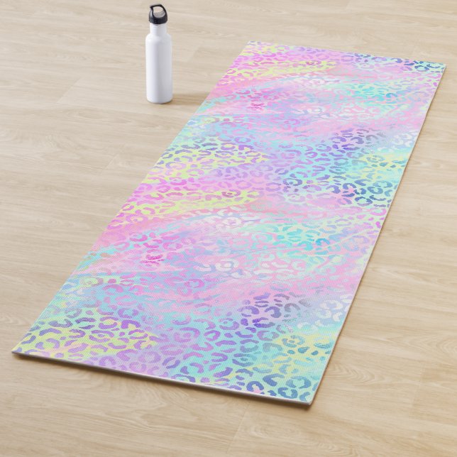 Tapis De Yoga Le design Iridescente Leopard Series 10 (En situation)