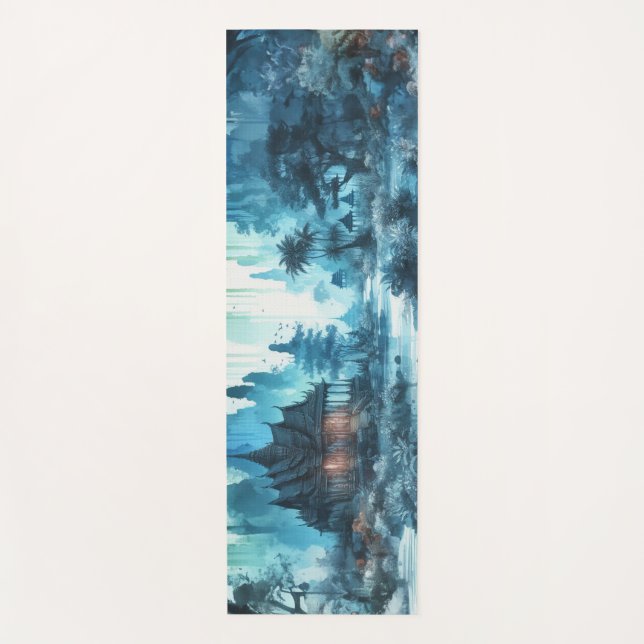 Tapis De Yoga Le japon en coulure (Devant)