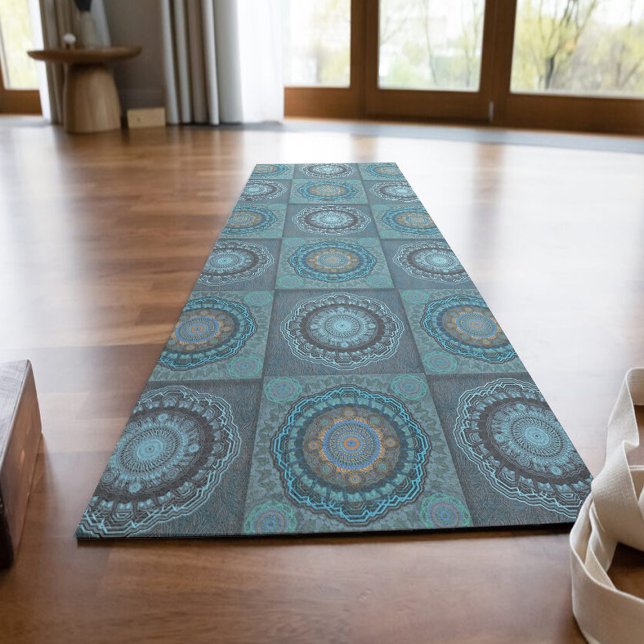 Tapis De Yoga Le mandala des yeux psychédéliques gynécologiques  (Créateur téléchargé)