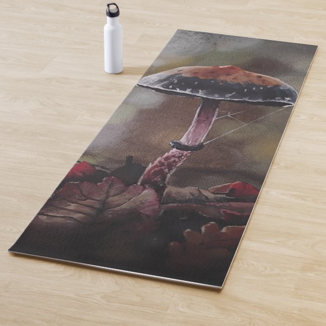 Tapis De Yoga Le Mini Champignon Blessé (En situation)
