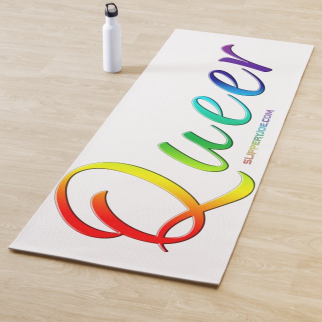 Tapis De Yoga Le mot unique expressif et étrange de SlipperyJoe  (En situation)