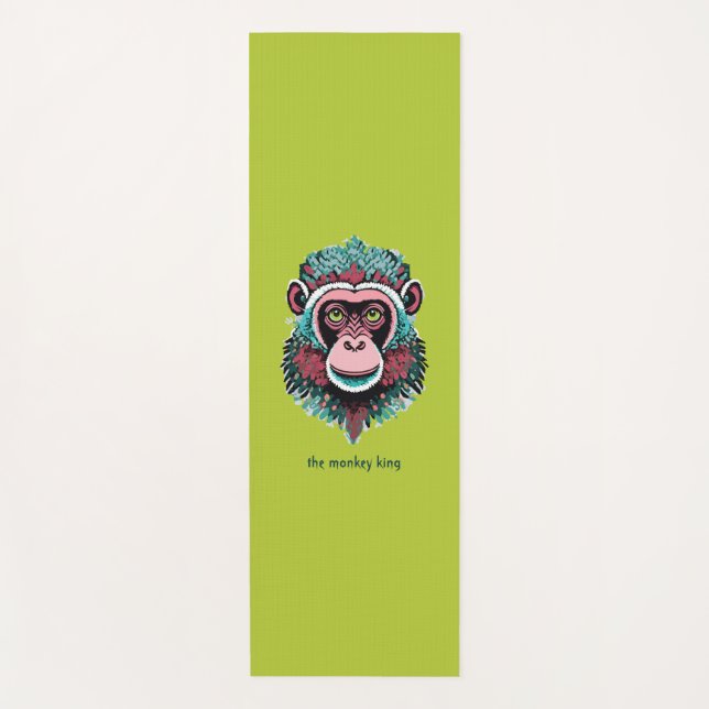 Tapis De Yoga le roi singe (Devant)