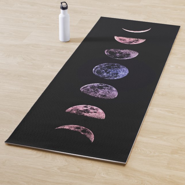 Tapis De Yoga Le rose ombrage Moontime (En situation)