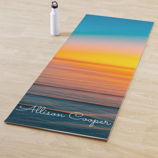 Tapis De Yoga Le soleil de la plage (En situation)