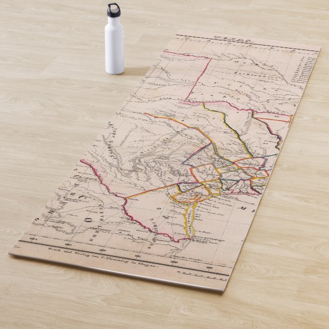 Tapis De Yoga Le Texas et l'Oklahoma (En situation)