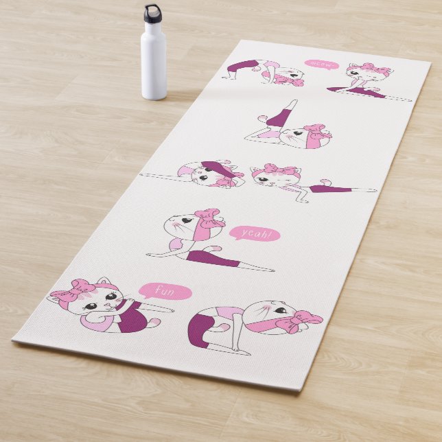 Tapis De Yoga Le Yoga de chat Pose Mat (En situation)